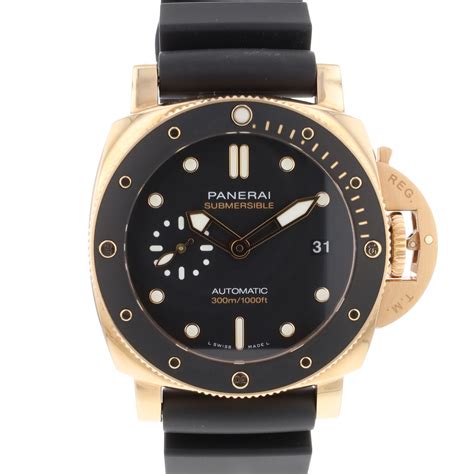 panerai submersible goldtech 42mm|panerai submersible price.